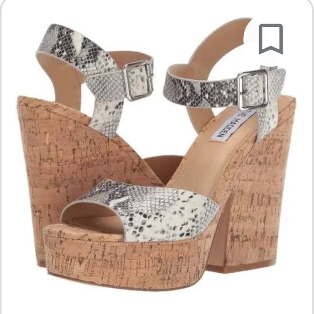 Steve Madden Jess Snake Wedges